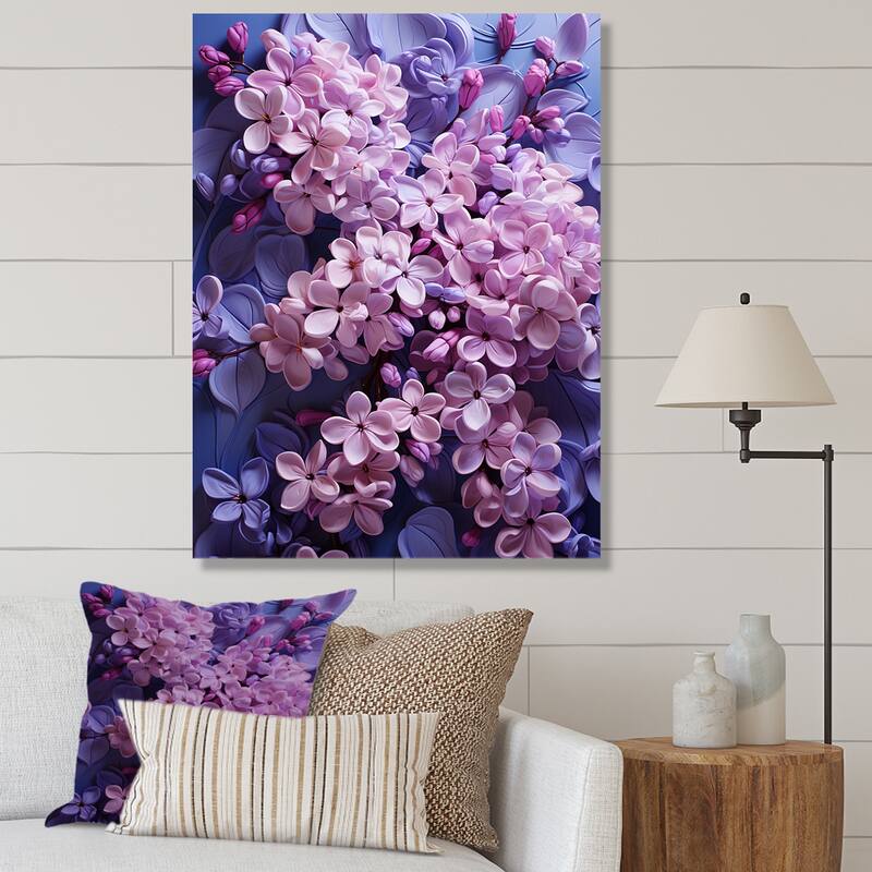 Designart "Lilac Beauty Unveiled" Lilacs Wall Art Bed Bath & Beyond